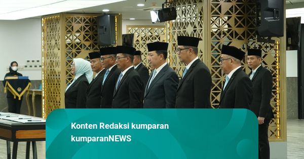 Sekjen Kemenimipas Lantik Pimpinan Tinggi Pratama, Perkuat Kinerja Organisasi