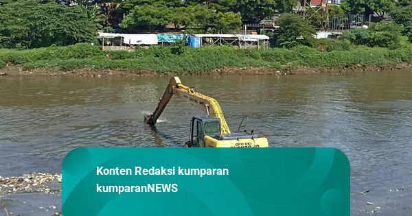 Atasi Banjir Jakarta, Pram Genjot Pengerukan Titik Temu Sungai Ciliwung-Krukut