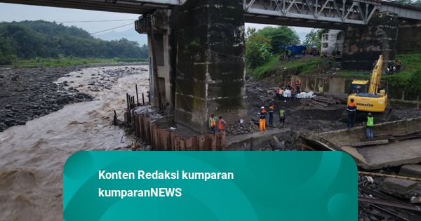 Jembatan Rel Linggapura Brebes Sempat Rusak, 13 KA Alami Keterlambatan