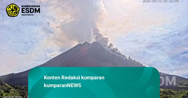 Gunung Merapi Keluarkan 3 Kali Awan Panas Guguran Pagi Ini