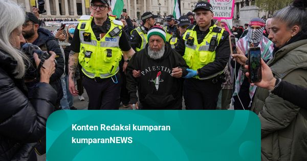 523 Demonstran Pro-Palestina Ditangkap di London