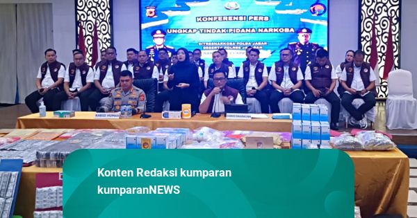 928 Kasus Narkoba di Jabar Dibongkar: Ribuan Tramadol Disita, 1.154 Tersangka