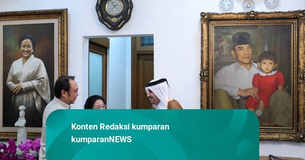 Megawati Terima Kunjungan Dubes Qatar, Kenalkan Putranya Prananda Prabowo