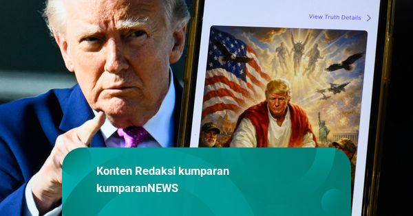 Trump Unggah-Hapus Foto Mirip Yesus, Enggan Minta Maaf ke Paus Leo XIV
