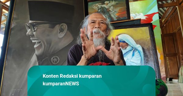 Mbah Kibar di Sleman, Penjual Lukisan demi Bayar Utang Keluarga Rp 500 Juta