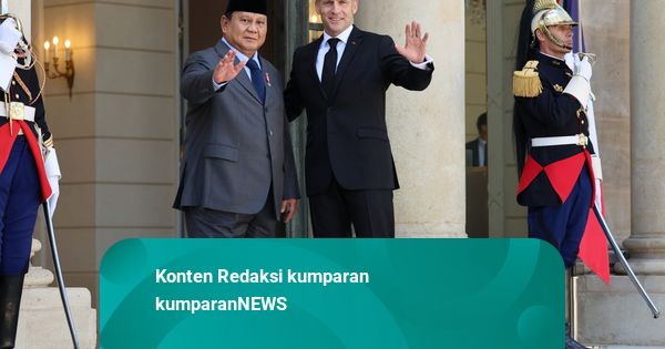 Foto: Prabowo Bertemu Macron di Istana Elysee Paris