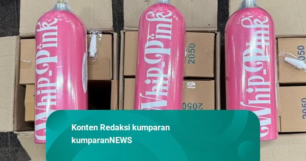 Foto: Polisi Gerebek Pabrik Whip-Pink di Jakarta, Sita Ratusan Tabung