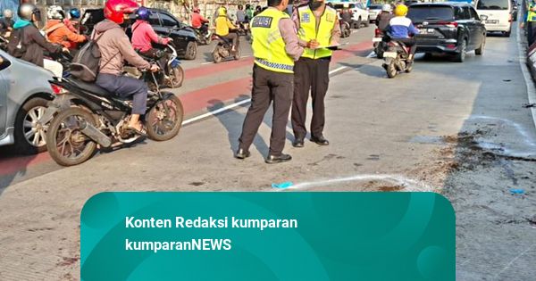 Tabrak Trotoar, Pemotor di Jakbar Jatuh lalu Tewas Terlindas Bus
