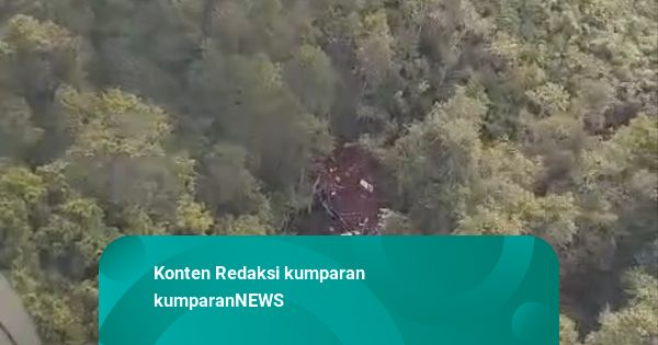 Helikopter PK-CFX Jatuh di Hutan Perbukitan Terjal di Sekadau Kalbar