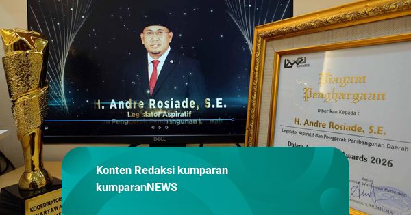 Andre Rosiade Dapat KWP Awards 2026, Sabet Gelar Penggerak Pembangunan