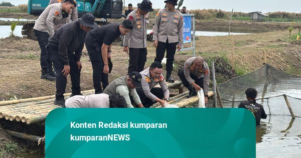 Polda Metro Jaya Tebar Ribuan Benih Ikan-Bibit Buah di Bekasi, Jaga Pasokan MBG