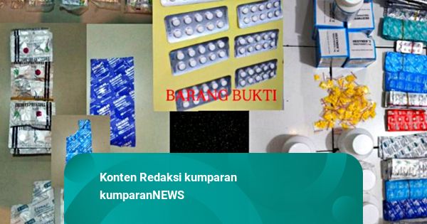 Polisi Tangkap 5 Pengedar Obat Keras di Sawah Besar Jakpus, 31 Ribu Butir Disita