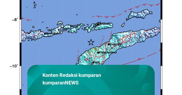 Gempa 6 Magnitudo di Laut NTT, Terasa di Atambua hingga Kupang