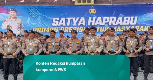 Kapolri Pimpin Apel Rakernis Brimob, Siap Dukung Program Pemerintah 2026