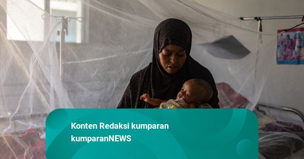 Foto: Nestapa Pengungsi Kekeringan Ekstrem dan Bayi Kurang Gizi di Somalia