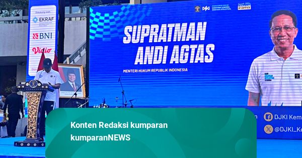 Peringati Hari KI Sedunia di CFD Jakarta, Menkum Soroti Industri Olahraga