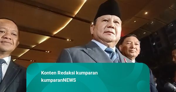 Didampingi Sjafrie dan Bahlil, Prabowo Hadiri Pernikahan El Rumi-Syifa Hadju