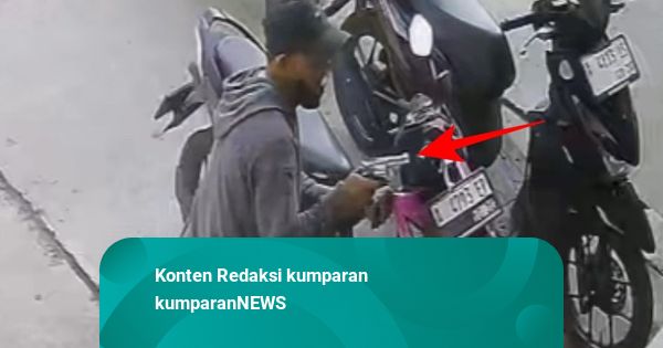 Maling Motor Berpistol di Serang Terekam CCTV: Tepergok lalu Letuskan Tembakan