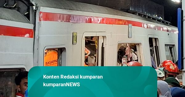 Dari Oksigen hingga Infus, Upaya Tim SAR Selamatkan Korban Terjepit KRL vs KA