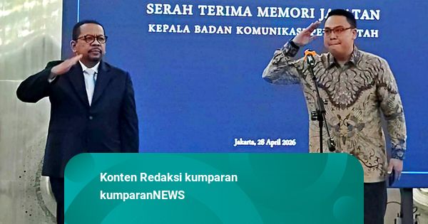 Sertijab Kepala Bakom RI, Angga Raka Beri Hormat dan Puji Kinerja Pegawai