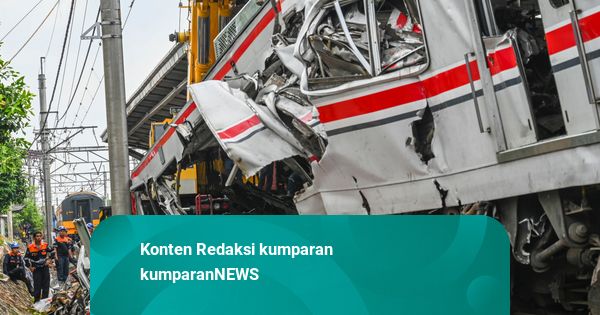 KNKT: Selisih Insiden KRL-Taksi dan KRL-KA di Bekasi 3 Menit 43 Detik