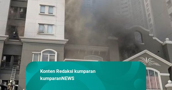Kebakaran Apartemen Mediterania Jakbar Berawal dari Panel Terbakar di Tower C