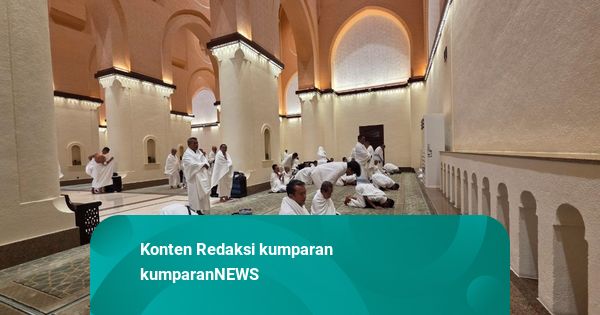 Jemaah Haji RI Miqot di Bir Ali Sebelum Berangkat Menuju Makkah