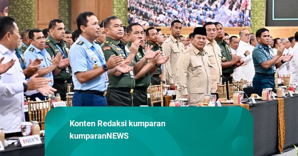Prabowo Beri Taklimat ke 1.500 Komandan Satuan TNI, Tekankan Semangat-Soliditas