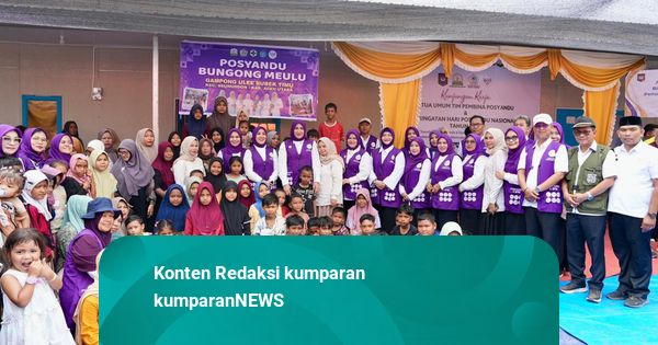 Beri Bantuan Huntara, Ketua Posyandu Bicara Pentingnya Didik Generasi Emas
