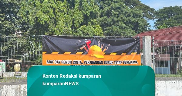 Peringati May Day 2026, Warga dan Polisi di Semarang Ajak Buruh Aksi Tertib