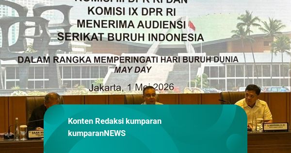 Pimpinan DPR Dasco-Saan Terima Audiensi Perwakilan Buruh Aksi May Day