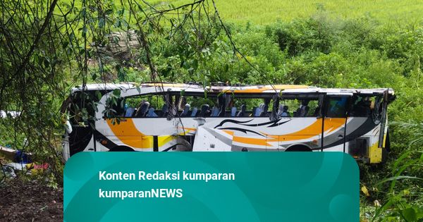 Bus Rombongan Pelajar Masuk Jurang di Toba, Sumut, 48 Orang Terluka