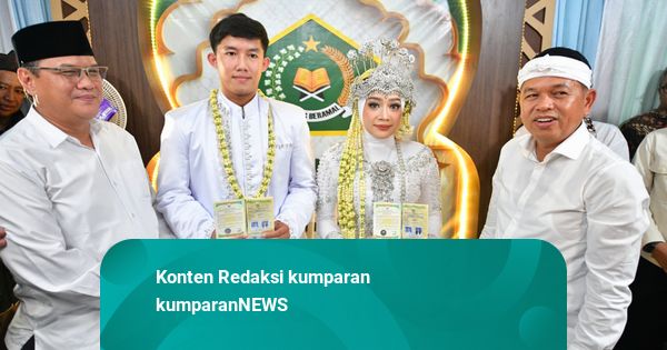 KDM Jadi Saksi Nikah Pasangan Disabilitas Puja dan Sayyid
