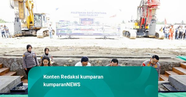 Kapolri dan Sultan HB X Letakkan Batu Pertama Pembangunan Mapolda DIY