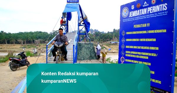 Jembatan Gantung Lubuk Sidup Pulihkan Nadi Ekonomi dan Mobilitas di Aceh Tamiang