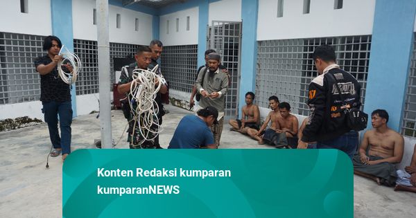 TNI AL Gerebek Sarang Narkoba di Belawan, 7 Orang Diamankan