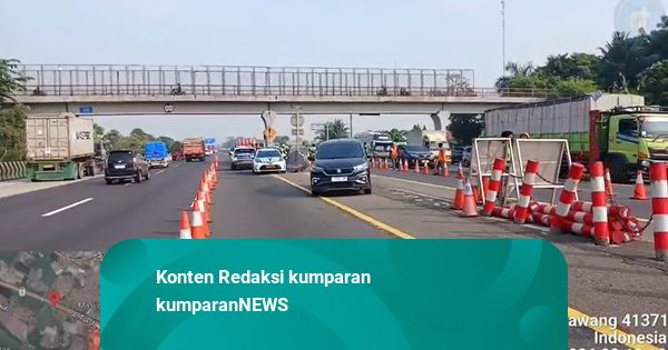 Urai Kemacetan saat Libur Panjang, Contraflow Diterapkan di Tol Japek KM 55-65