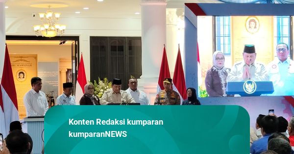 Prabowo Tiba di Nganjuk Resmikan Museum Marsinah, Disambut Ribuan Buruh