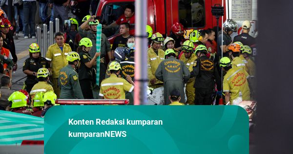 Foto: Kecelakaan Kereta di Thailand Menewaskan 8 Orang