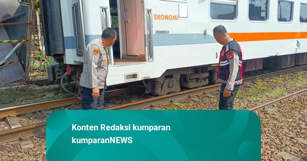 Insiden KA Jaka Tingkir dan KA Serayu Tergelincir di Stasiun Pasar Senen