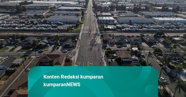 Foto: Seperti Kota Mati Saat Tangki Berisi Bahan Kimia Bocor di Garden Grove, AS