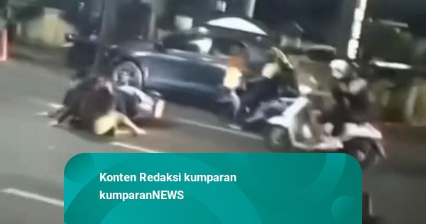 Hindari Razia, Pemotor Kabur lalu Tabrak Polisi di Makassar