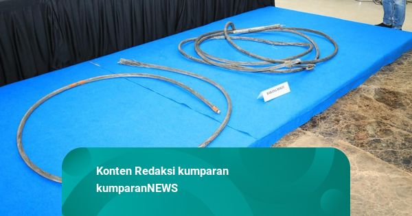 Penampakan Kabel Transmisi yang Putus Penyebab Blackout Sumatera