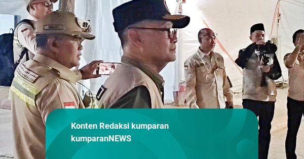Momen Menhaj Tinjau Jemaah Haji di Arafah, Cek di Tenda Jelang Wukuf