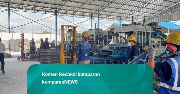 Napi Lapas Tangerang Bikin Beton dari Limbah Batu Bara: Pasok ke Banyak Industri