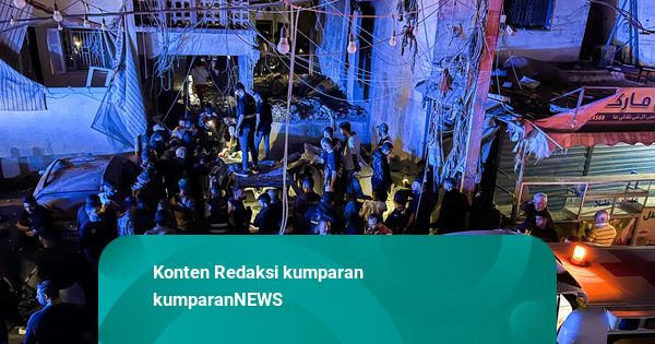 Foto: Ledakan Besar di Lebanon, Israel Klaim Serang Bangunan Milik Hizbullah
