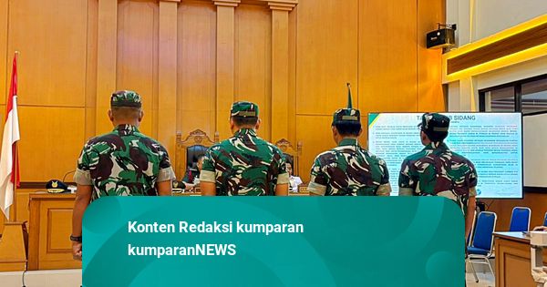 4 Anggota BAIS TNI Jalani Sidang Tuntutan Kasus Air Keras Andrie Yunus