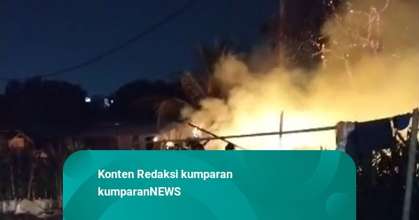 Kebakaran Landa Bedeng Pekerja Bangunan di Pamulang