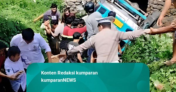 Angkot Bawa Rombongan Siswa SMP di Sulsel Terjun ke Sungai, 5 Orang Terluka