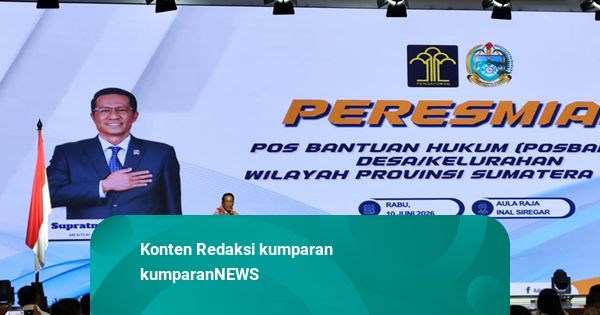 Resmikan 6.110 Posbankum di Sumut, Menkum: Kedepankan Upaya Restorative Justice